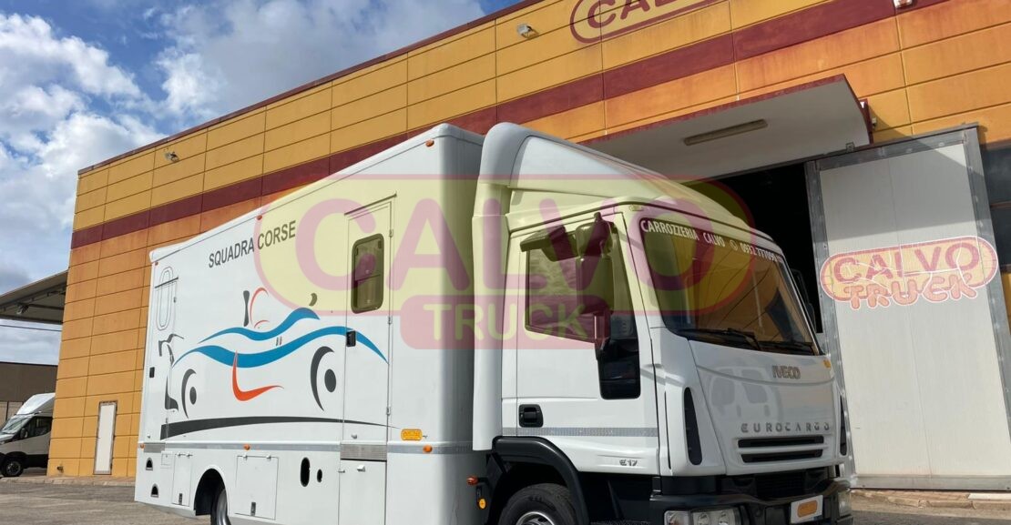 Iveco Eurocargo trasporto macchine da corsa